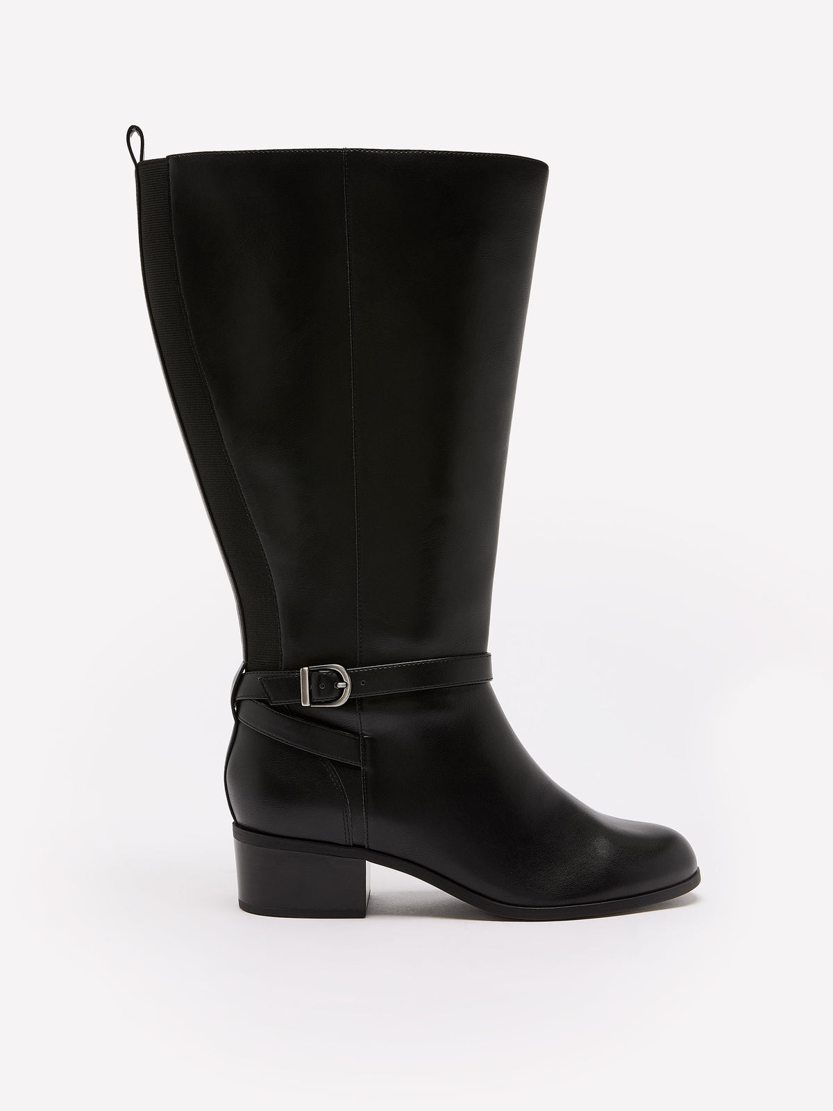 Wide Width, Diona Tall Extra-Wide-Calf Boot with Ankle Harness