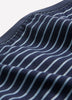 Navy Blue High-Cut Cotton Brief with Stripes - tiVOGLIO