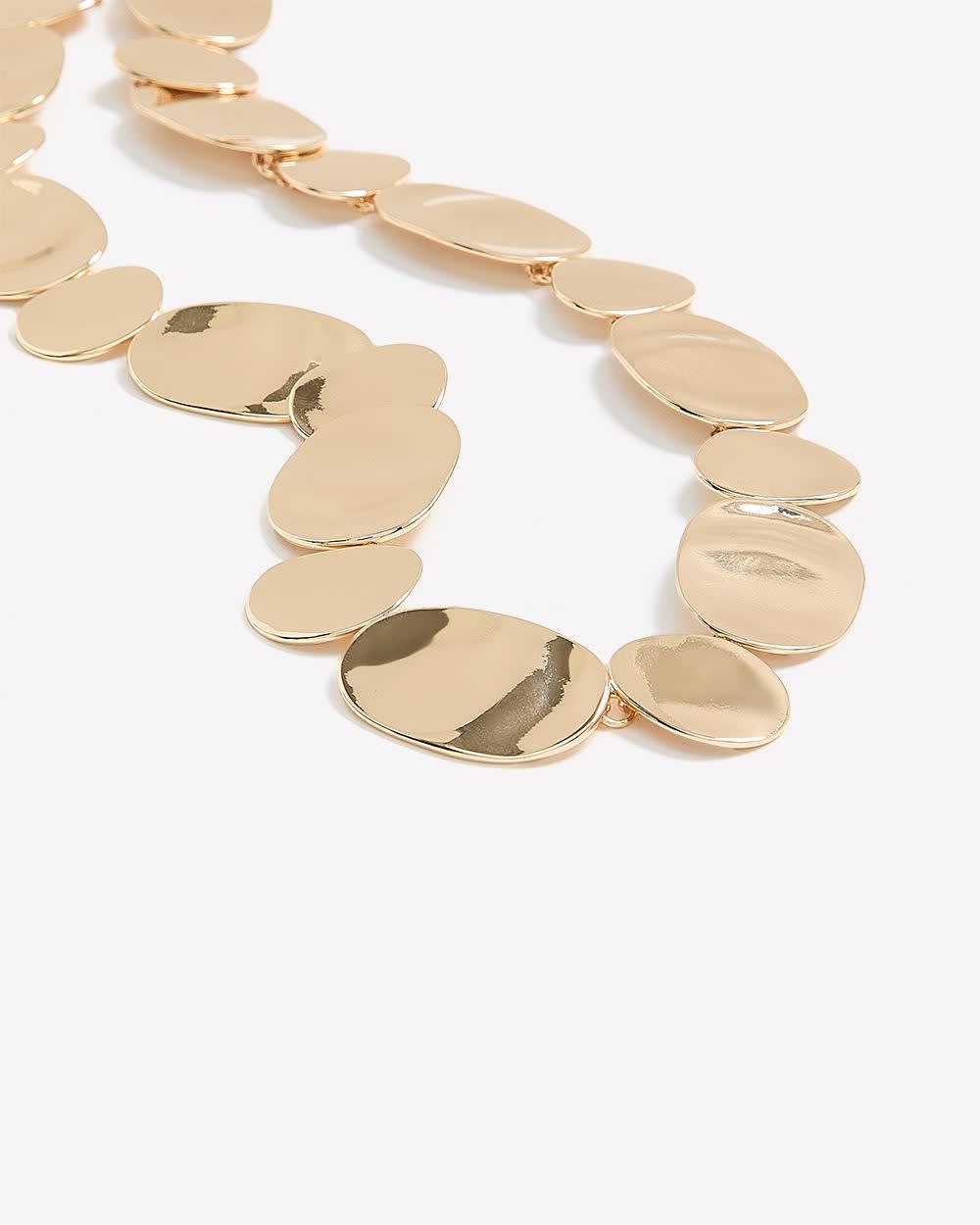 Short Necklace with Discs