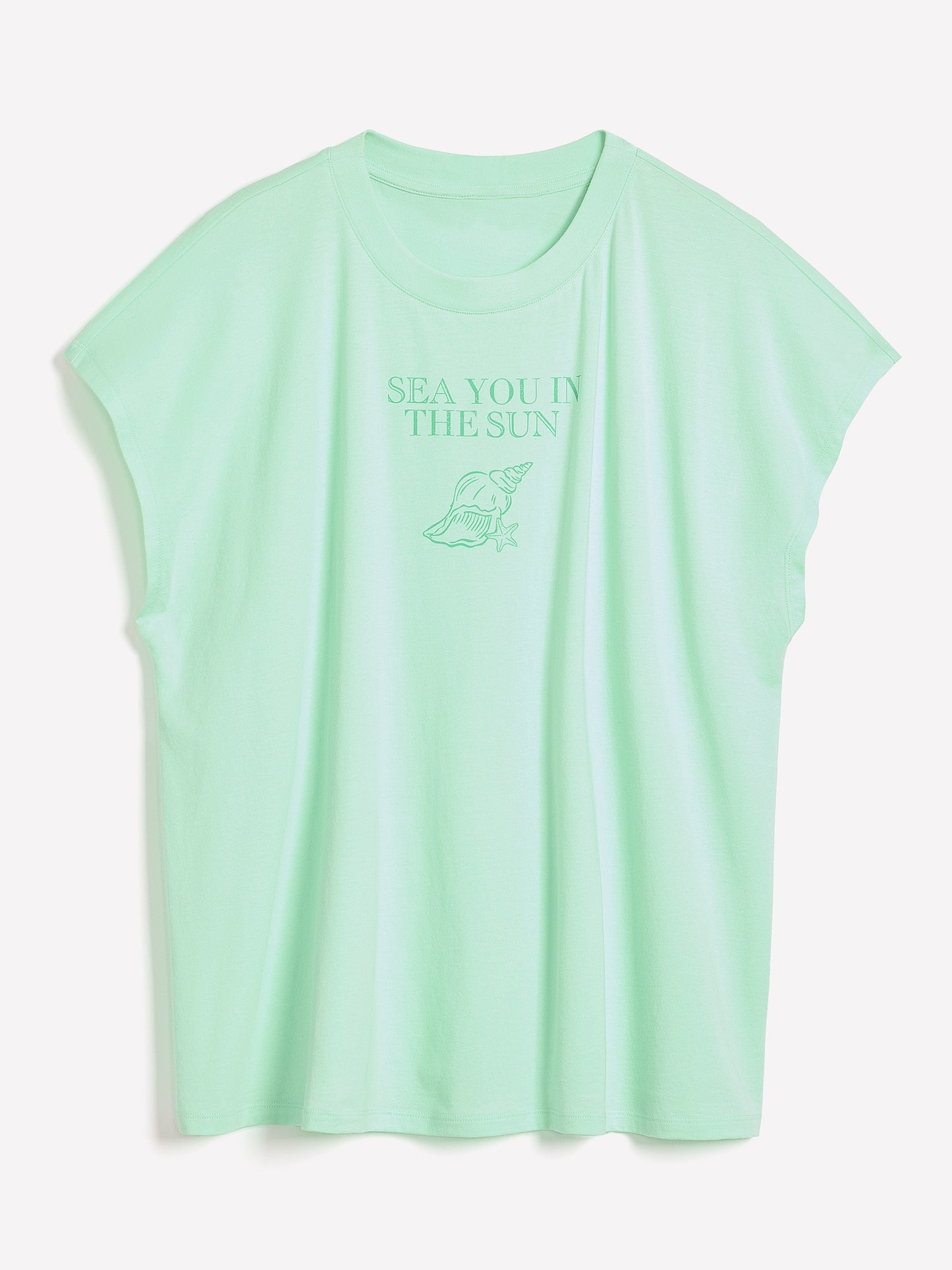 Extended-Sleeve Crewneck Knit Top