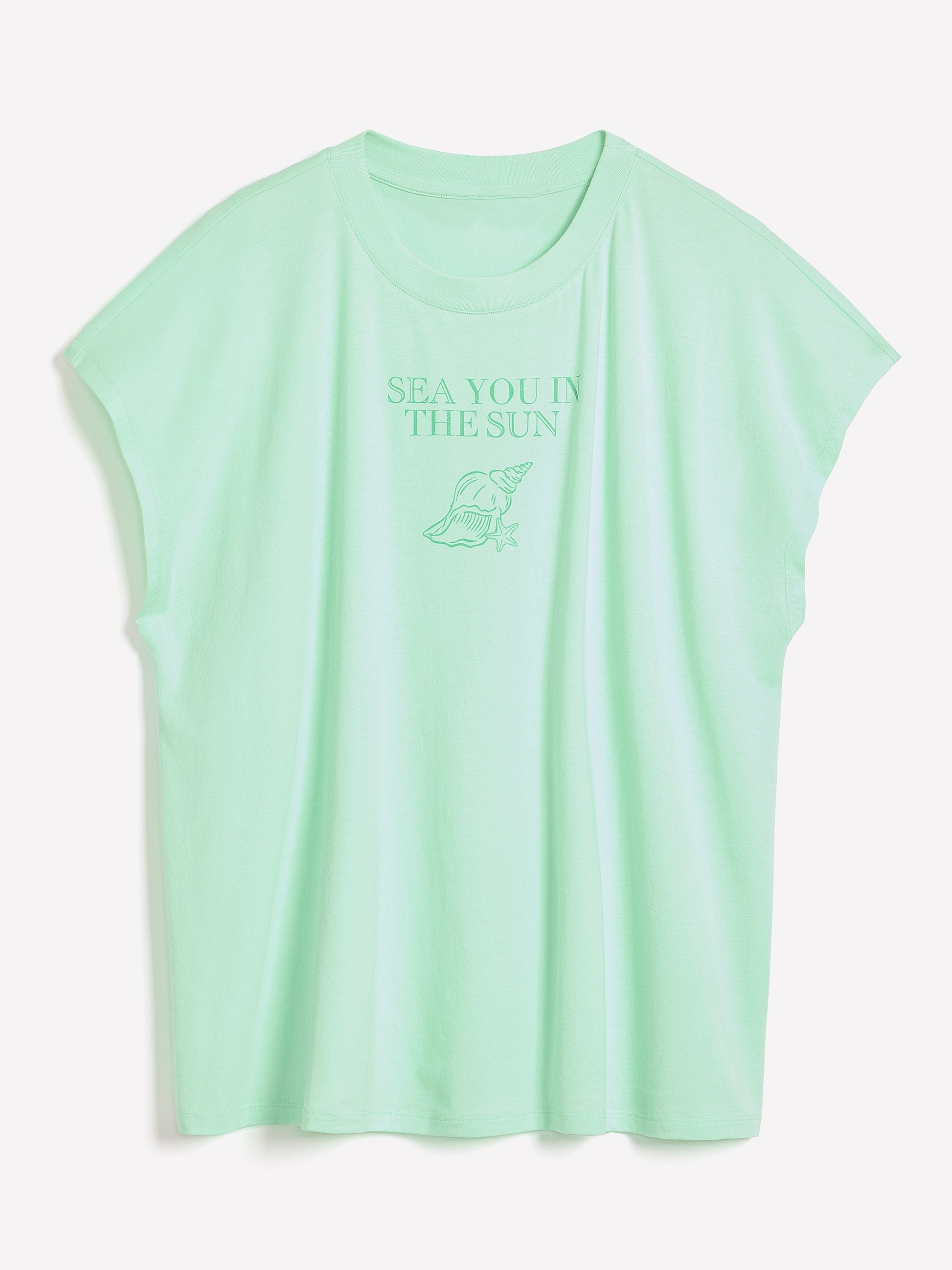 Extended-Sleeve Crewneck Knit Top