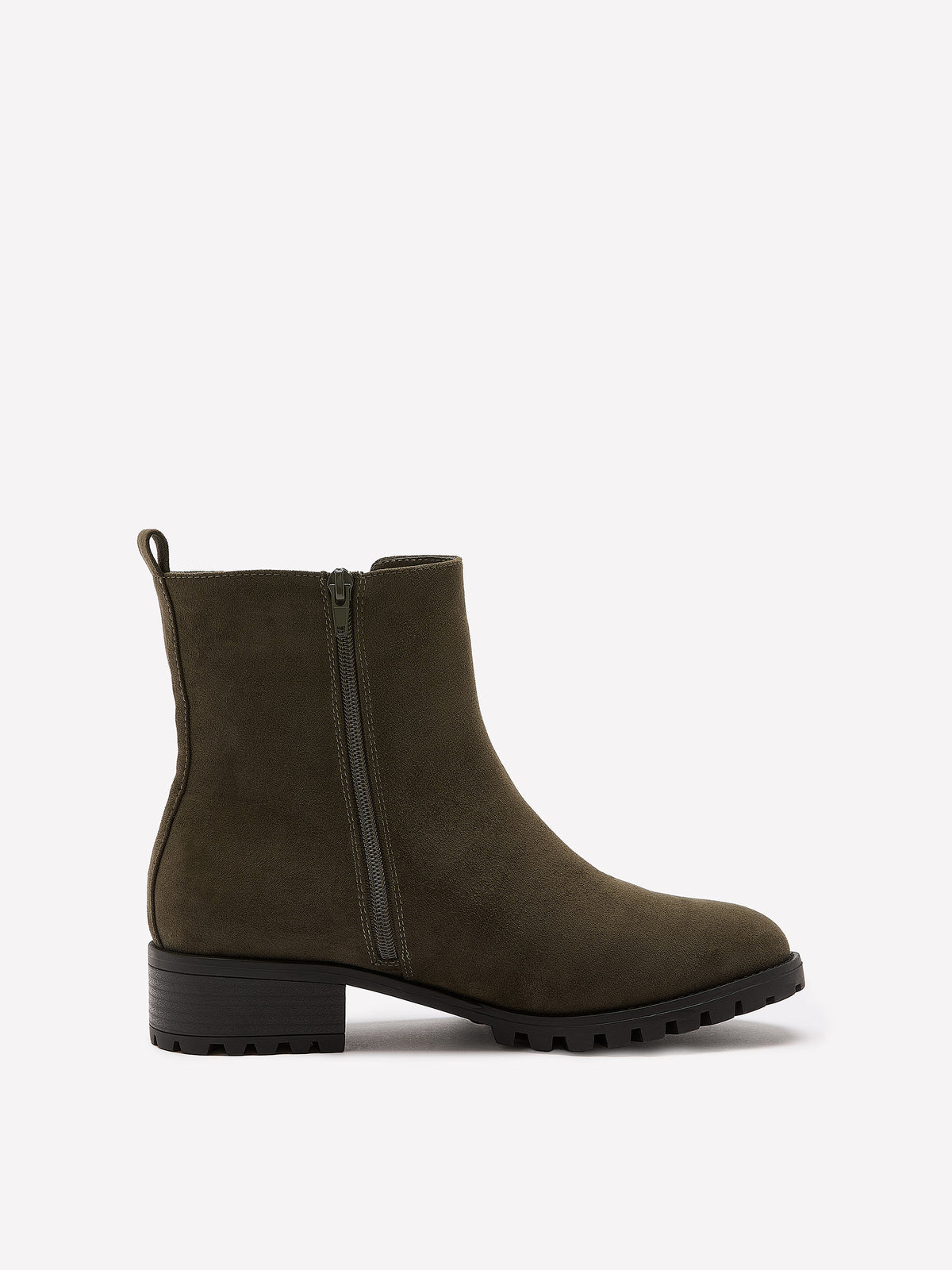 Extra Wide Width, Faux Suede Chelsea Bootie