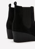 Extra Wide Width, Chelsea Microsuede Wedge Bootie