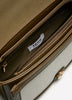 Canvas and Faux-Leather Crossbody Bag
