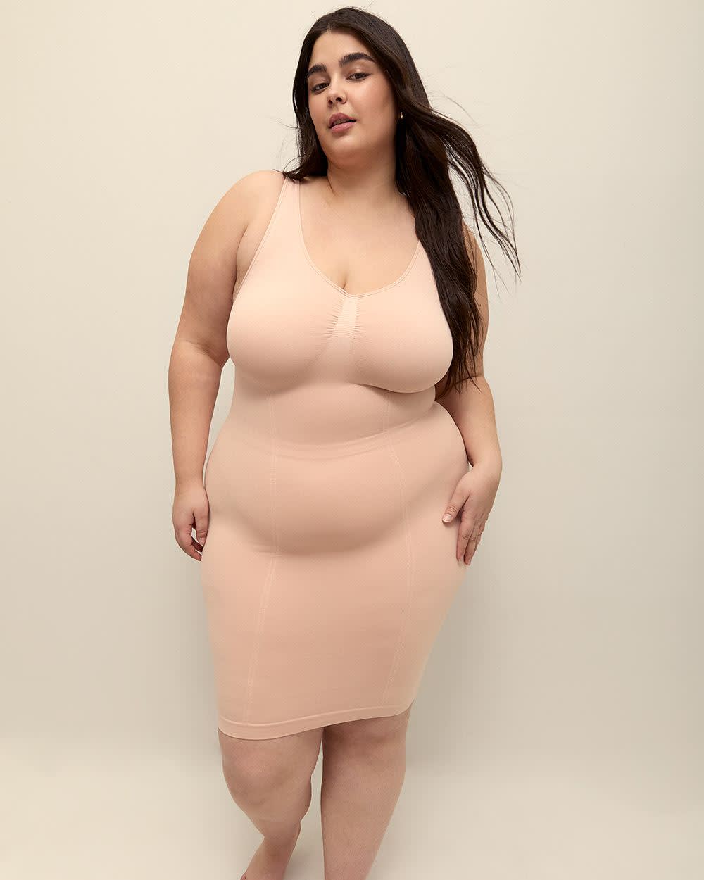 Robe sous-vêtement avec contrôle de silhouette intégré - tiVOGLIO