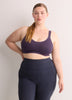 Blue Medium-Support Wireless Sports Bra, Active Zone