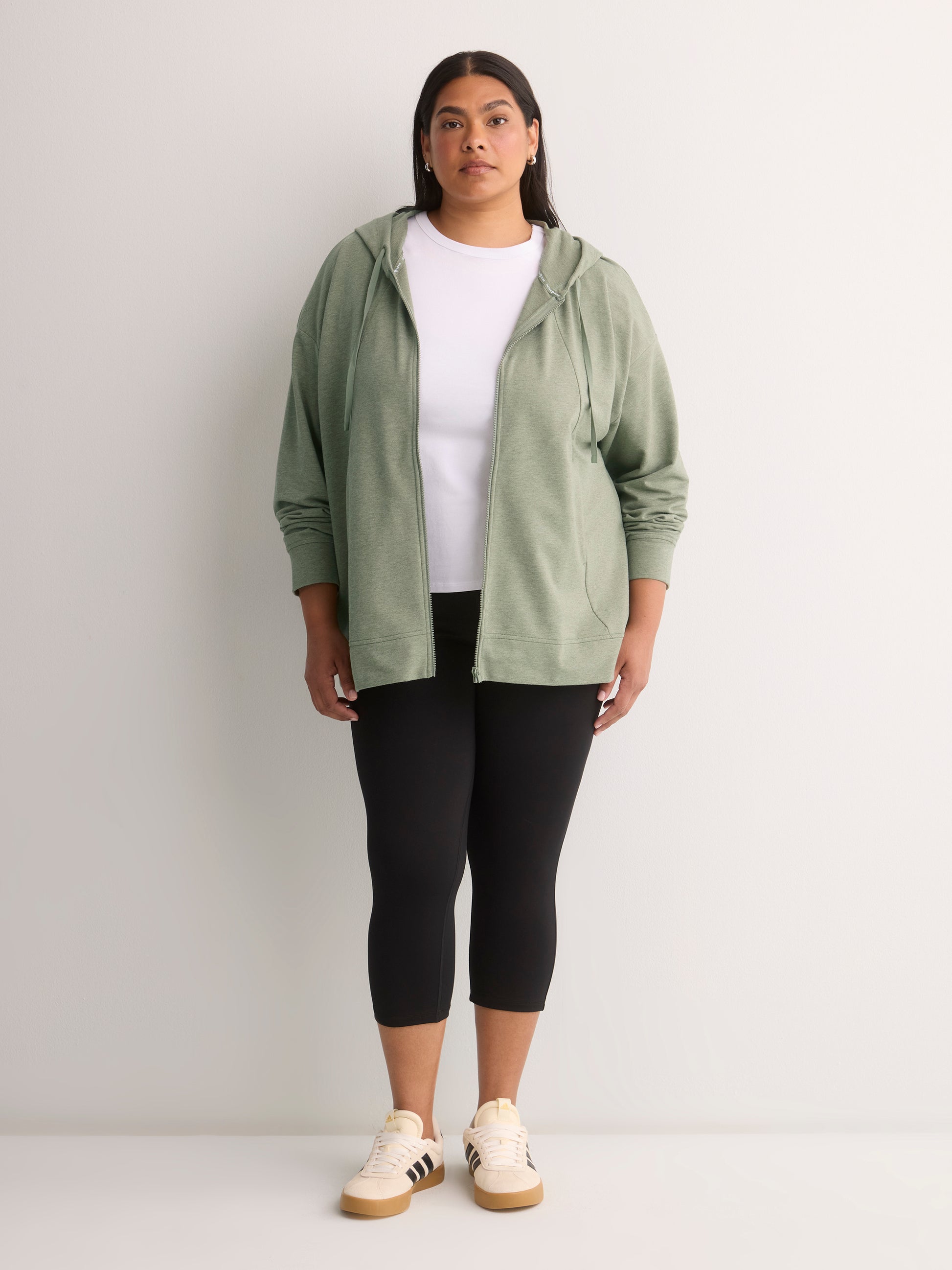 French Terry Hooded Jacket - Active Zone