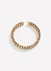 Fancy Golden Cuff Bracelet with Stones