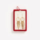 Golden Cubic Zirconia Dangling Earrings
