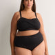 Bandeau Bikini Top with Twisted Front