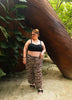 Linen-Blend Wide-Leg Crop Pant with Drawstring at Waistband