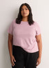 Responsible, Heather Purple Short-Sleeve T-Shirt with Mesh Inserts - Active Zone