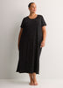 Printed Long Short-Sleeve Sleepshirt - tiVOGLIO