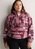 Helvetia II Printed Cropped Half-Snap Fleece Pullover - Columbia