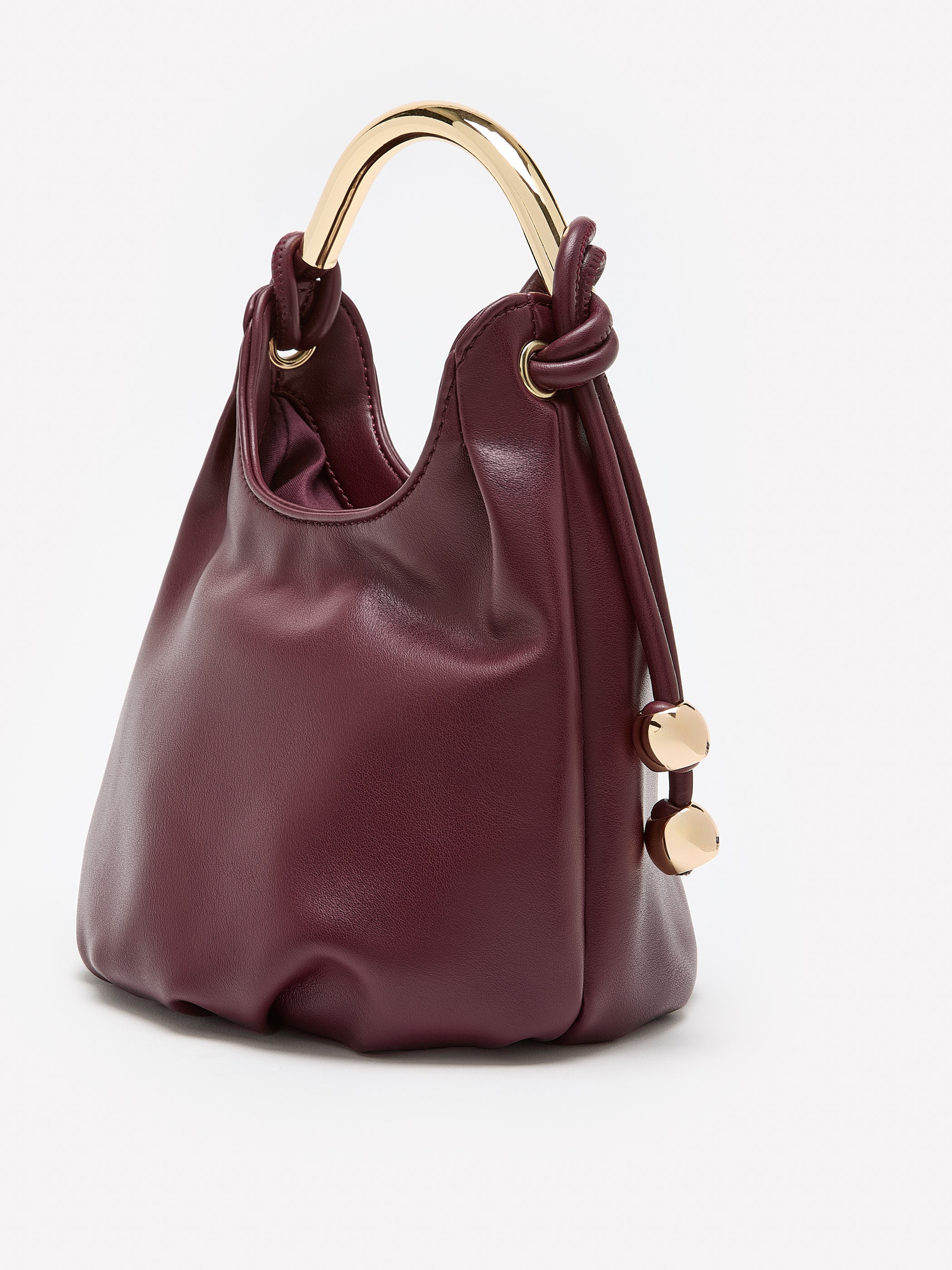 Sac à main de soirée en faux cuir avec poignée dorée - Addition Elle