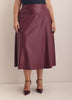 A-Line Faux-Leather Maxi Skirt