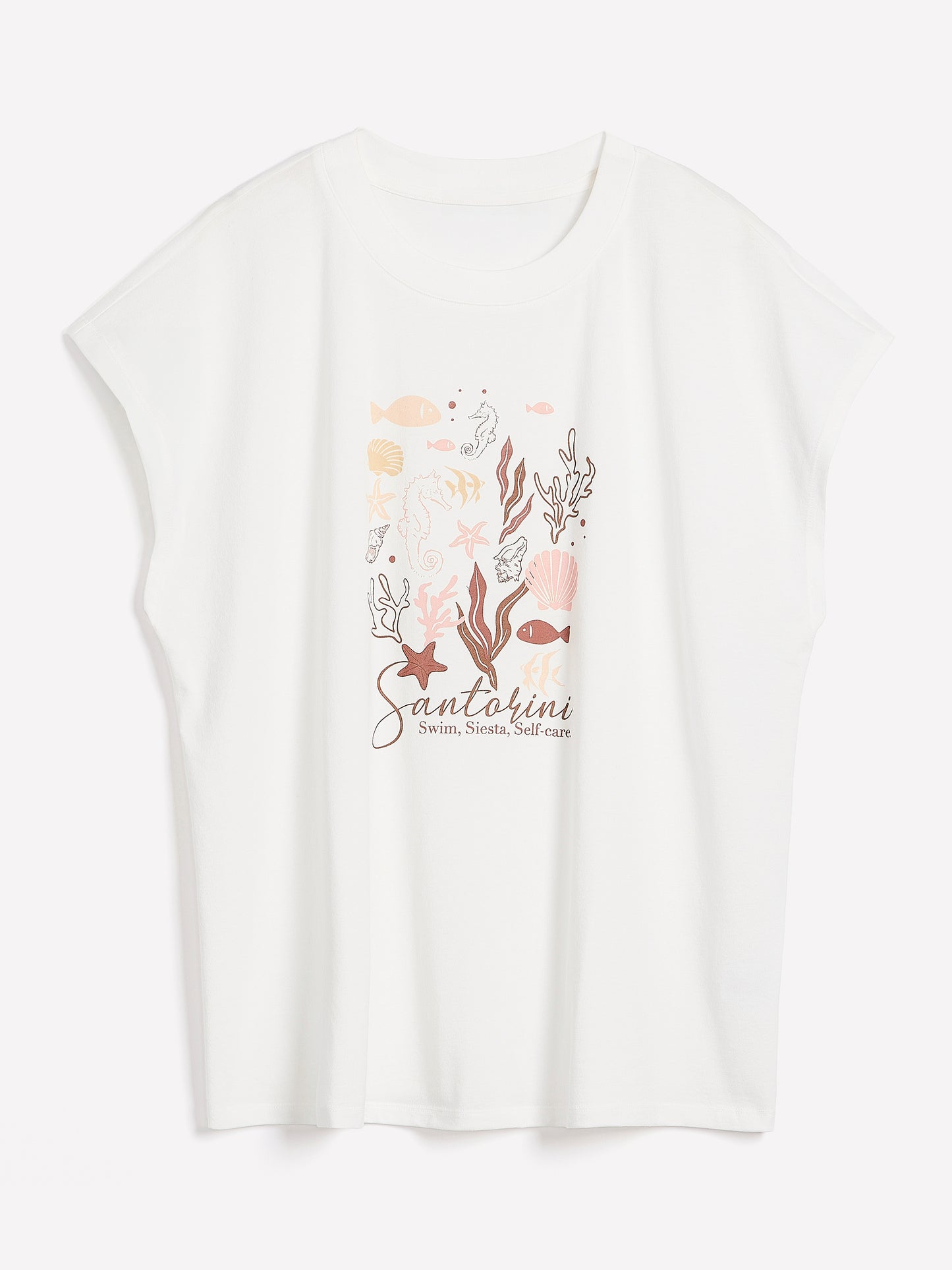 Extended-Sleeve Crewneck Knit Top