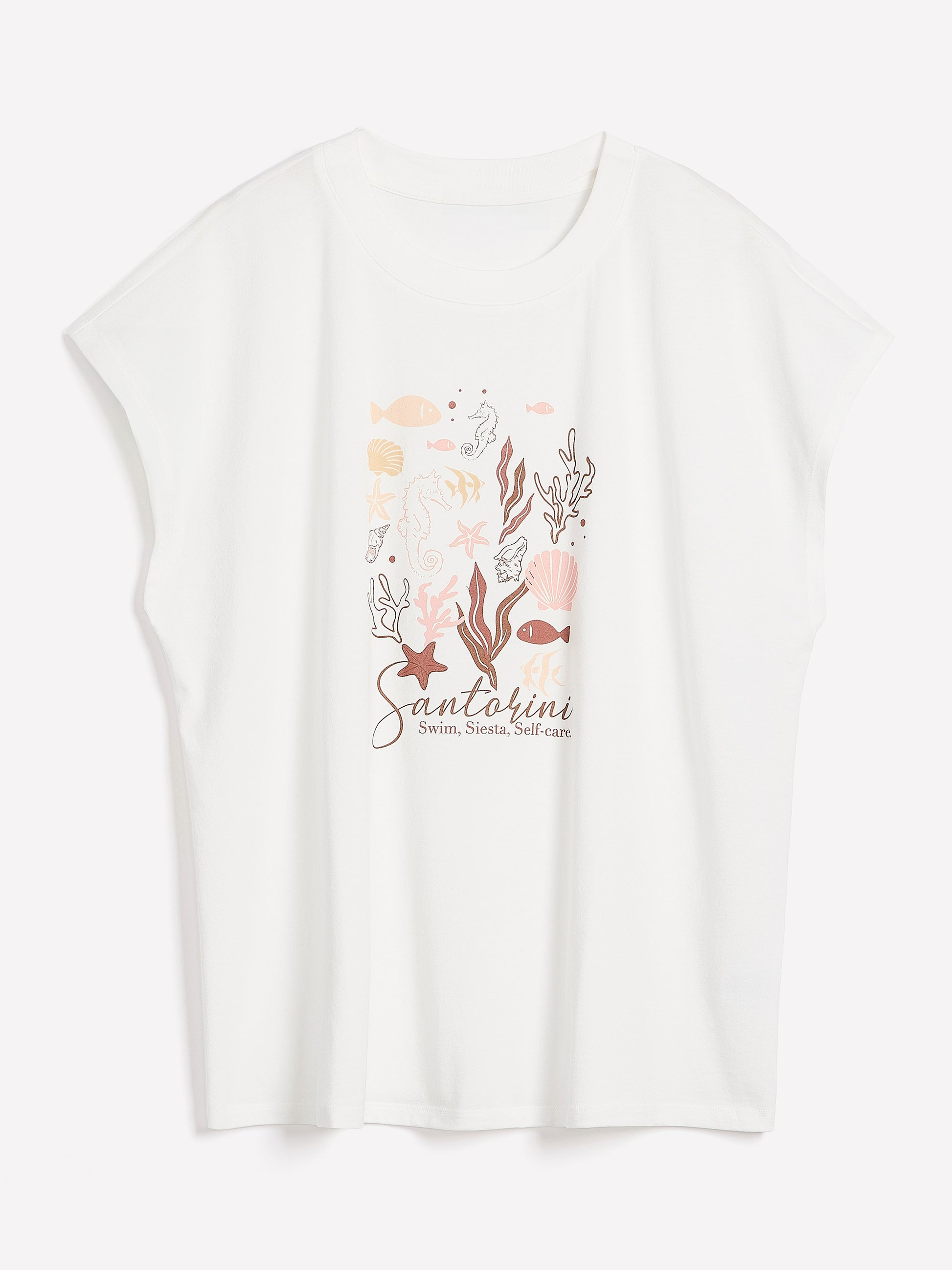 Extended-Sleeve Crewneck Knit Top