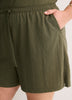 Stretch Knit Pull-On Short