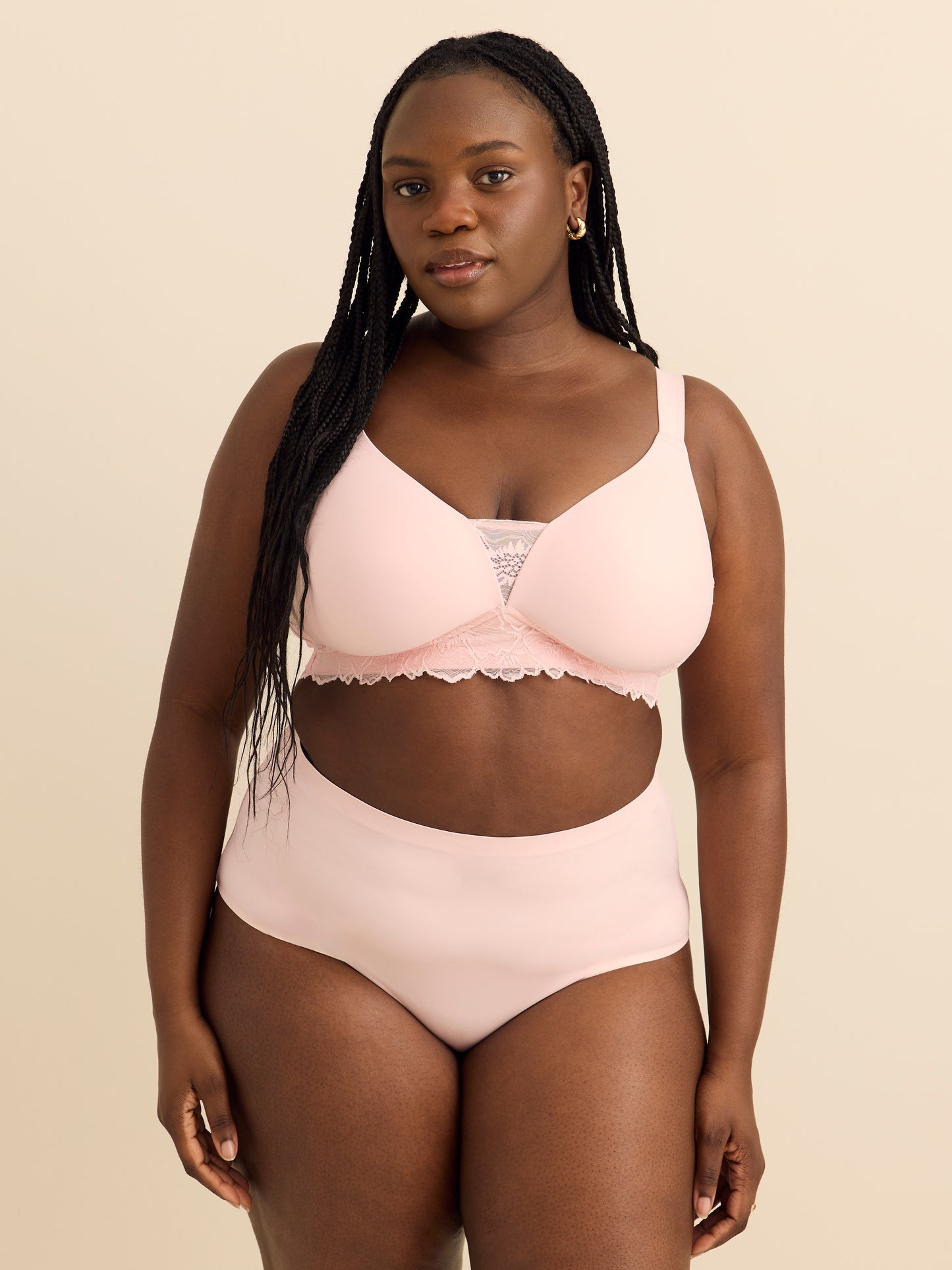 Wireless Padded T-Shirt Bra with Lace - ti Voglio