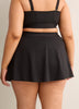 Black Skirtini Swim Brief