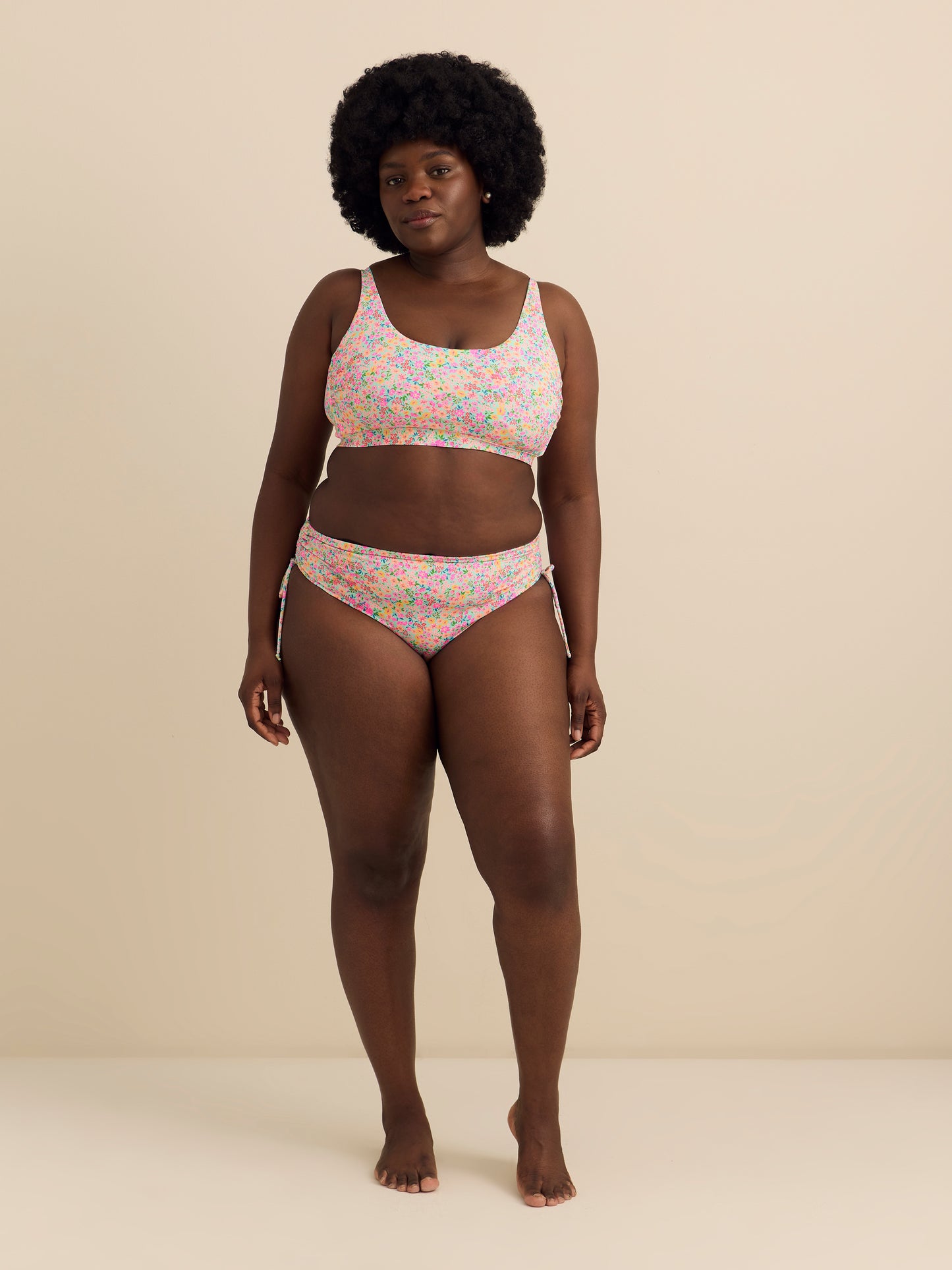 Haut de bikini fleuri Amore à col dégagé - Body Glove