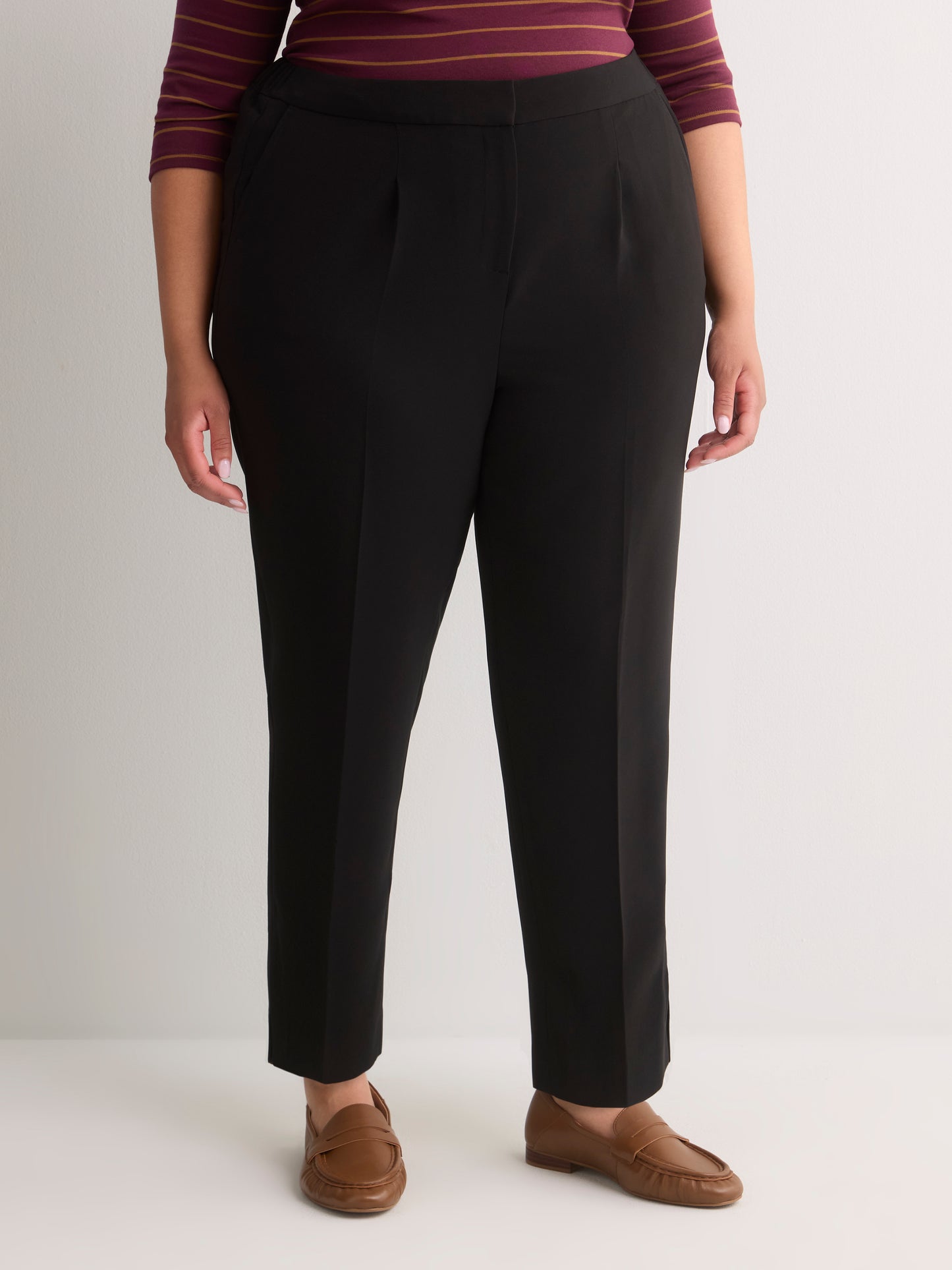 Tapered-Leg City Pant