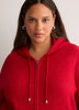 Straight Hooded Zip Sweater