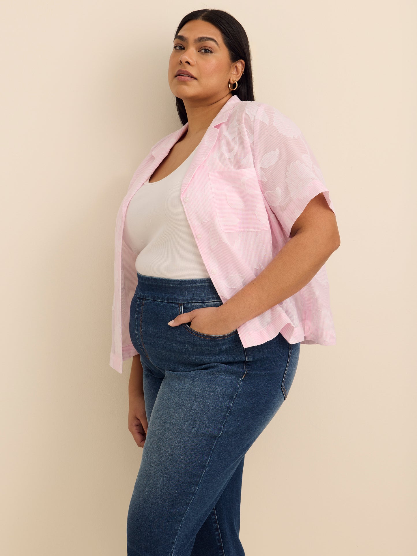 Savvy-Fit Denim Mid-Rise Capri - d/C Jeans