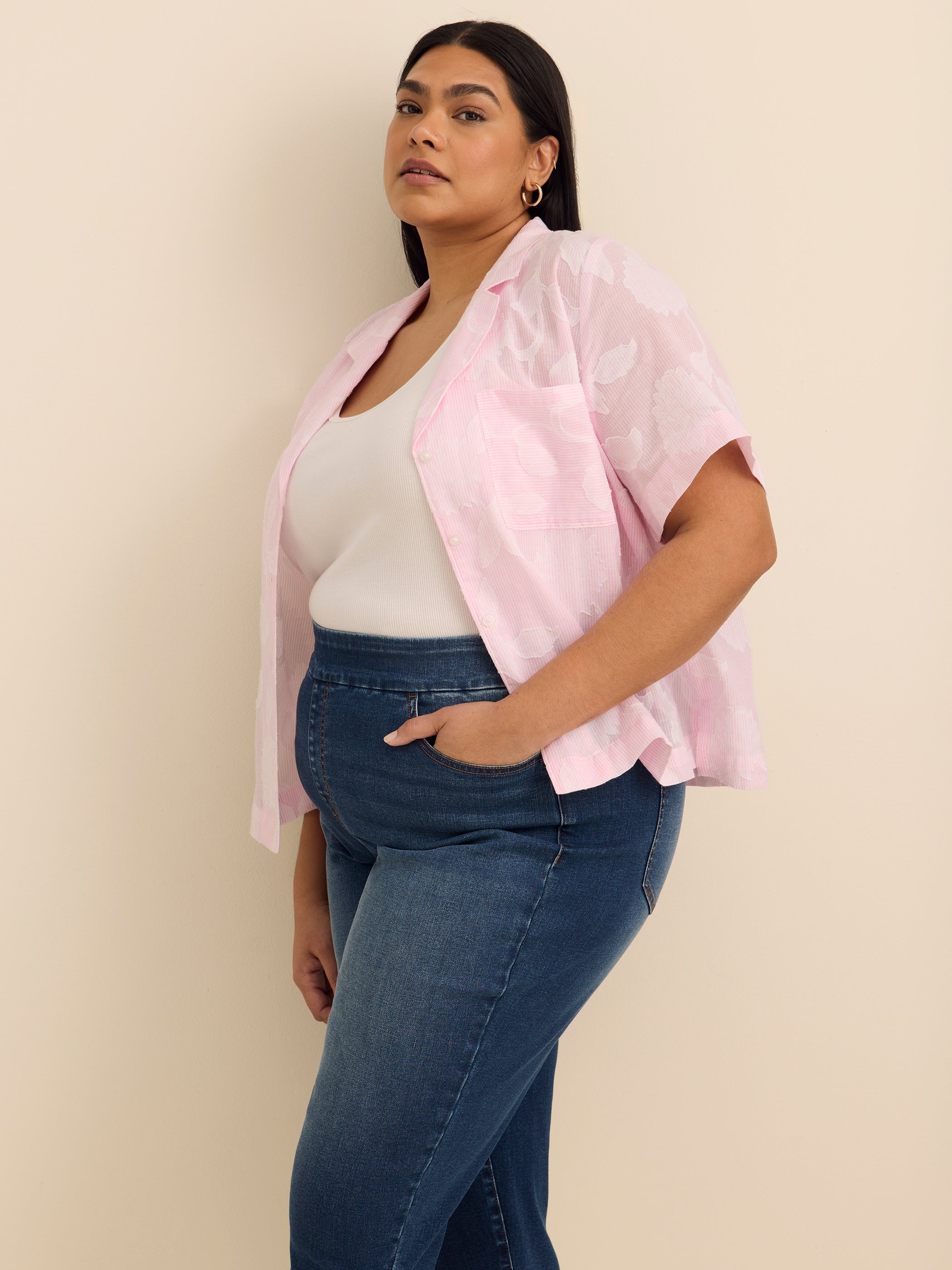 Savvy-Fit Denim Mid-Rise Capri - d/C Jeans