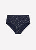 Blue Floral Cotton Brief - ti Voglio