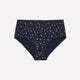 Blue Floral Cotton Brief - ti Voglio