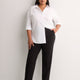 Tall, Black Straight-Leg Savvy Pant