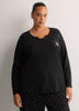 Modern-Fit Fooler Henley Pyjama Top - tiVOGLIO