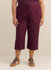 Solid Capri with Adjustable Waistband