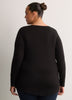 Long Black Modern-Fit Tee - PENN. Essentials