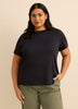 Crewneck T-Shirt with Side Slits - Active Zone