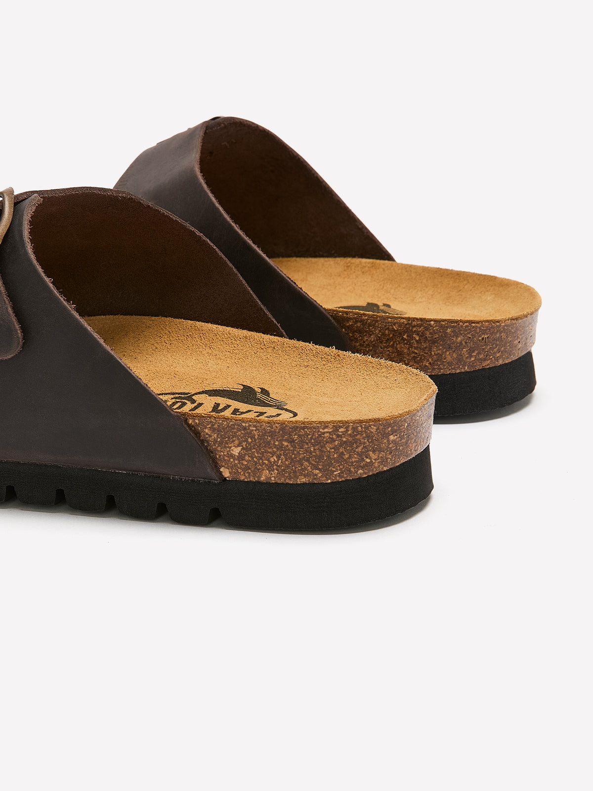 Wide-Width, Beta Double Buckle Band Sandal - Plakton