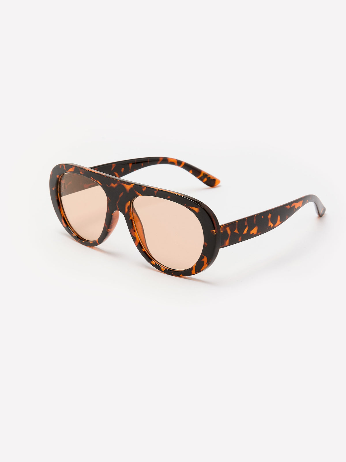Oval Tortoise Sunglasses