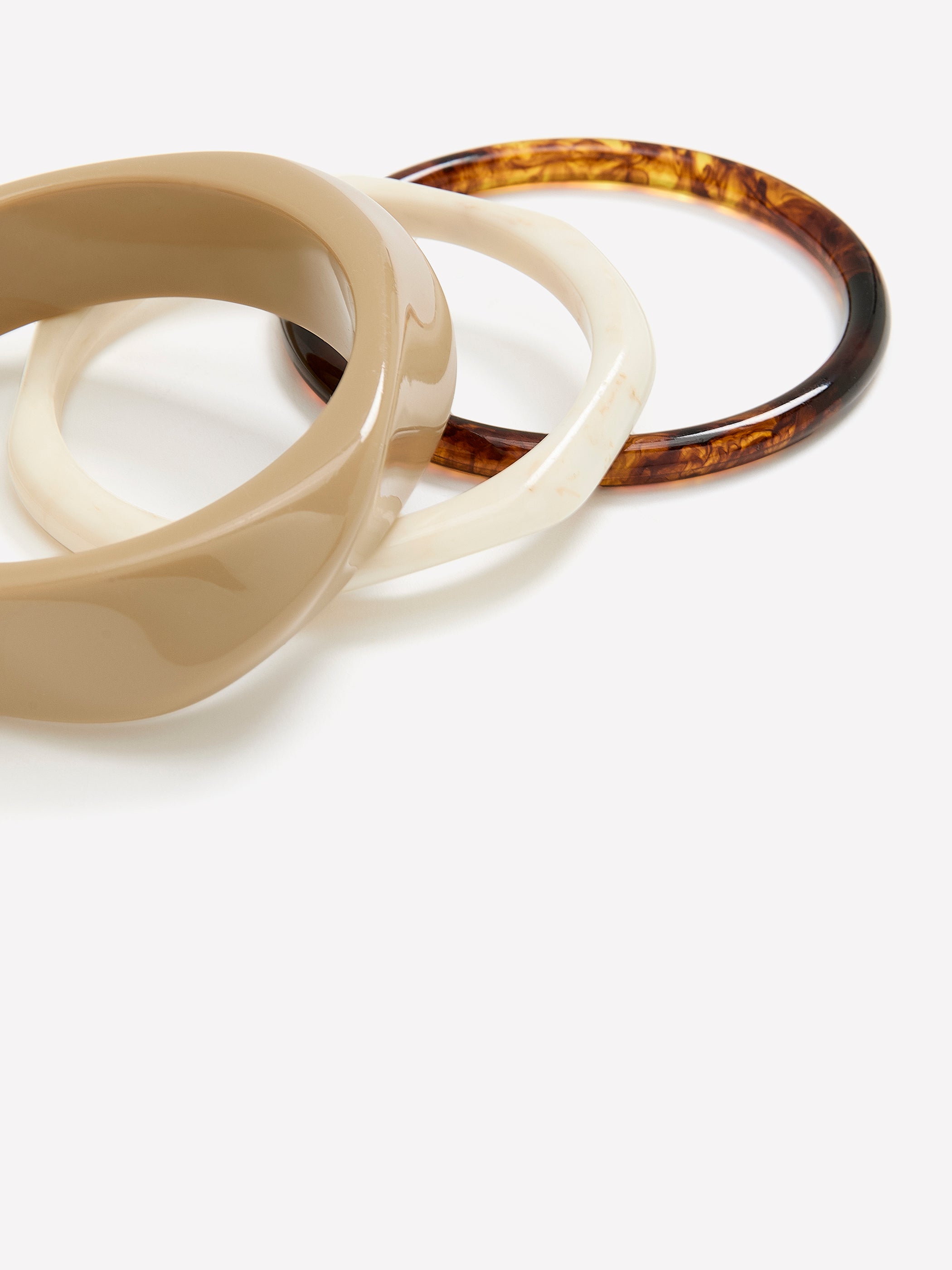 Assorted Fancy Bangles, Set of 3