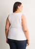 Ribbed Knit Fitted Tank Top