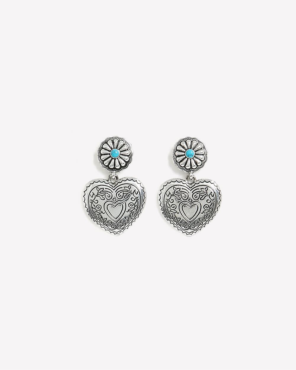 Heart-Shaped Western-Style Earring