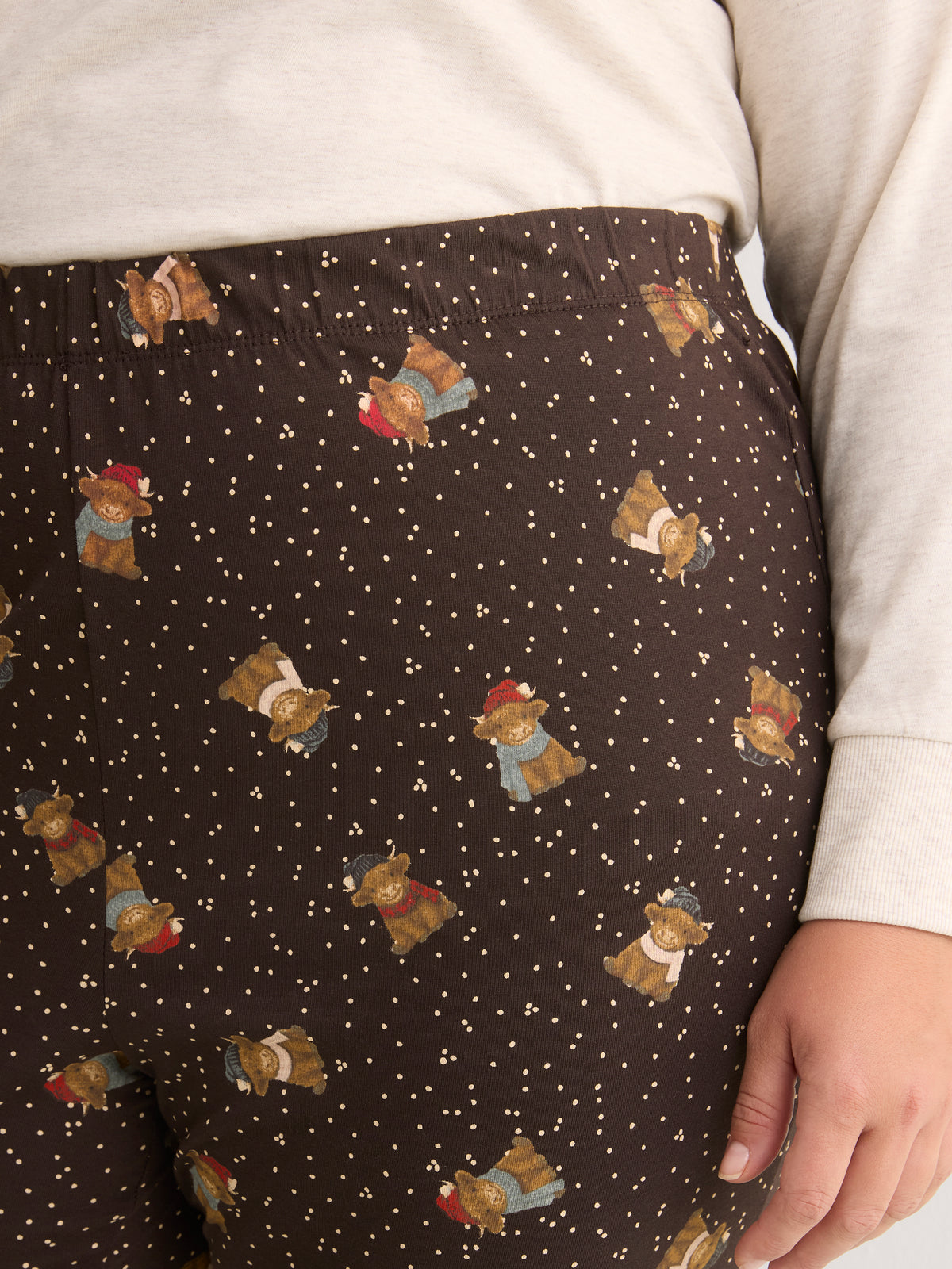 Snow Cow Heather Tunic and Legging Pyjama Set - tiVOGLIO