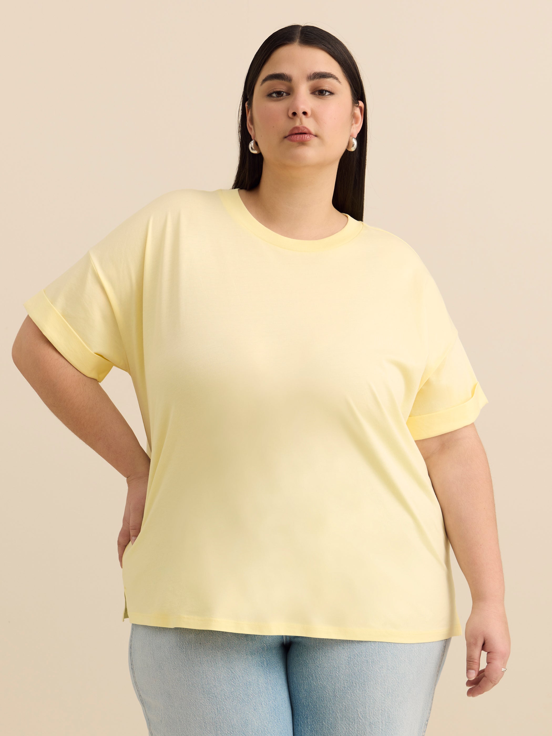 Boxy-Fit Crewneck Tee