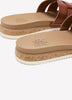 Wide Width, Flat Double-H Strap Sandal - Skechers