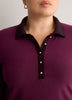 Responsible, Straight-Fit Long-Sleeve Ribbed Knit Polo Shirt