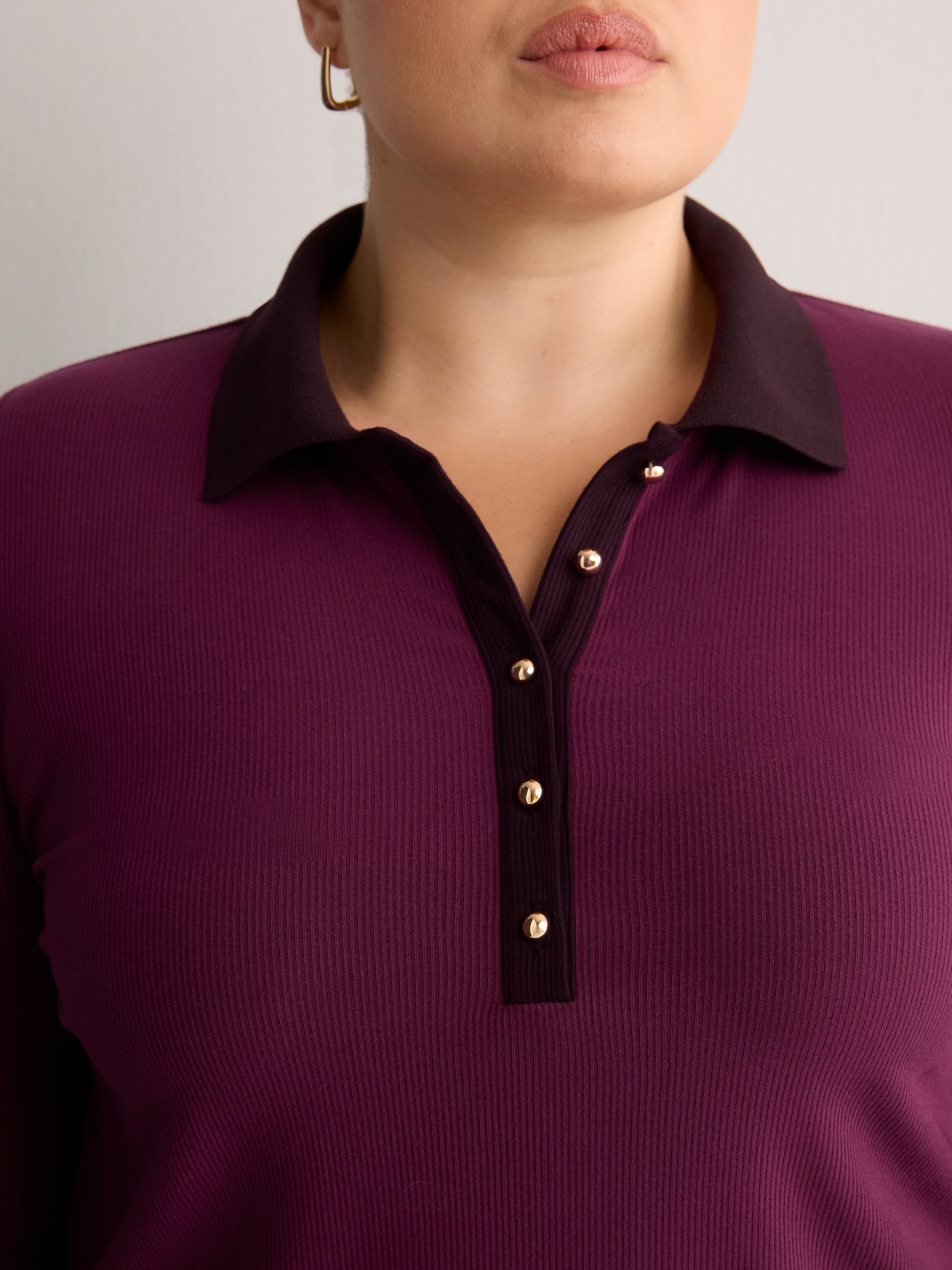 Responsible, Straight-Fit Long-Sleeve Ribbed Knit Polo Shirt