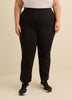 Pantalon de yoga noir, petite, tissu responsable - Active Zone