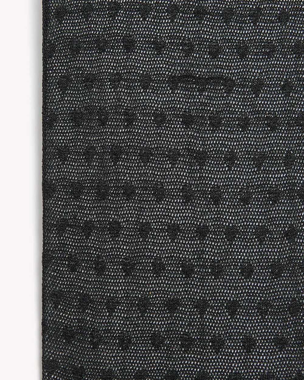 Bas collants tendance noirs à pois