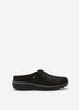 Wide Width, Easy Going Latte II Suede Mule - Skechers